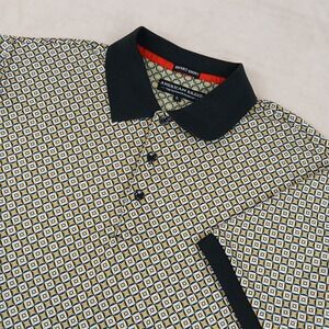American Breed Smart Shirt Large Mens Polo Shirt Geometric Modern 20x27 Small